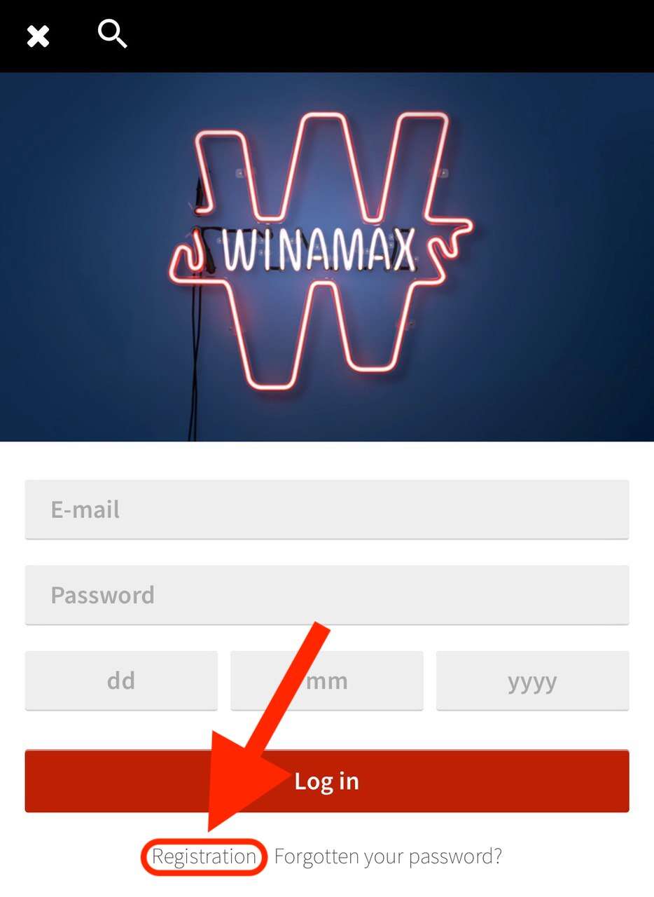 l’ouverture de compte Winamax