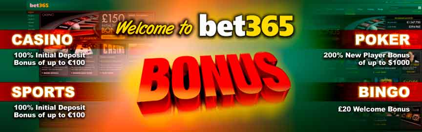 Bet365 bonus bienvenue